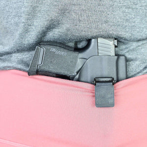 Glock 19 / 19X / 23 / 32 / 45 (Gen 1-5*) Athletic Wear Tuckable IWB KYDEX Holster - Rounded by Concealment Express