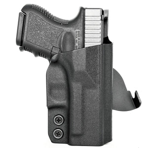 Glock 26 / 27 / 33 (Gen 1-5) OWB KYDEX Paddle Holster - Rounded by Concealment Express