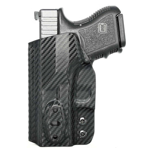 Glock 26 / 27 / 33 (Gen 1-5) Tuckable IWB KYDEX Holster - Rounded by Concealment Express