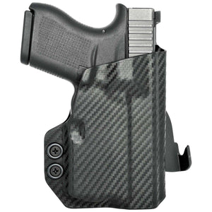 Glock 43 / 43X w/ TLR-6 OWB KYDEX Paddle Holster - Rounded by Concealment Express