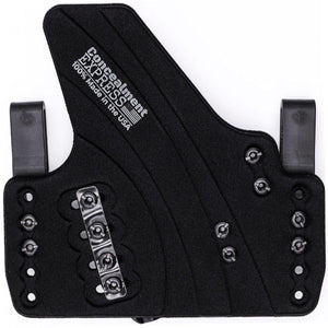Glock 43/43X/48 (Incl. MOS) Tuckable IWB KYDEX/Padded Wide Hybrid Holster - Rounded by Concealment Express