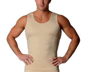 I.S.Pro Tactical Compression Undercover Concealed Carry Holster Muscle Tank Shirt - Rounded by Concealment Express