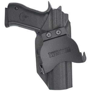 IWI Jericho 941 F9 Full Size Steel Frame OWB KYDEX Paddle Holster - Rounded by Concealment Express