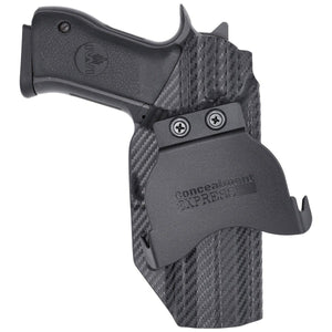 IWI Jericho 941 F9 Full Size Steel Frame OWB KYDEX Paddle Holster - Rounded by Concealment Express