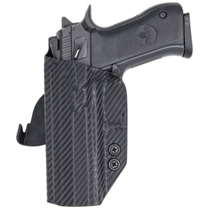 IWI Jericho 941 FS9 Mid Size Steel Frame OWB KYDEX Paddle Holster - Rounded by Concealment Express