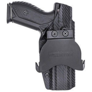 Ruger American Full Size OWB KYDEX Paddle Holster - Rounded by Concealment Express