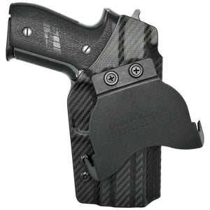 Sig Sauer P229 w/Rail OWB KYDEX Paddle Holster - Rounded by Concealment Express