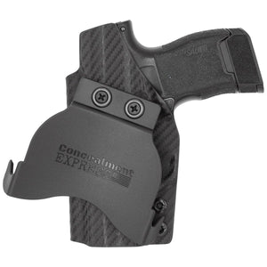 Sig Sauer P365 OWB KYDEX Paddle Holster - Rounded by Concealment Express