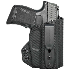 Sig Sauer P365 w/Lima Laser Tuckable IWB KYDEX Holster - Rounded by Concealment Express