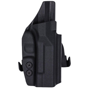 Smith & Wesson M&P 9/40 M2.0 3.6" Compact / Sub-Compact OWB KYDEX Paddle Holster (Optic Ready) - Rounded by Concealment Express
