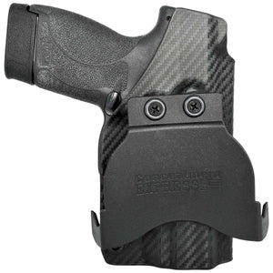 Smith & Wesson M&P SHIELD 45 ACP OWB KYDEX Paddle Holster - Rounded by Concealment Express