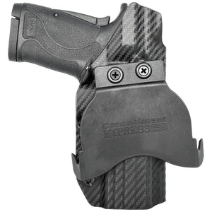 Smith & Wesson M&P SHIELD 9MM EZ OWB KYDEX Paddle Holster - Rounded by Concealment Express