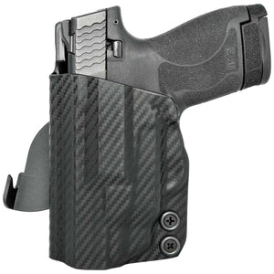 Smith & Wesson M&P SHIELD M2.0 9MM/40SW w/Integrated Crimson Trace Laser OWB KYDEX Paddle Holster - Rounded by Concealment Express