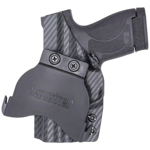 Smith & Wesson M&P SHIELD / SHIELD PLUS 9MM/40SW (Incl. M2.0 & Perf. Center - Non-Laser) OWB KYDEX Paddle Holster (Optic Ready) - Rounded by Concealment Express