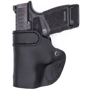 Smooth Ride Light Duty IWB Leather Holster - Rounded by Concealment Express