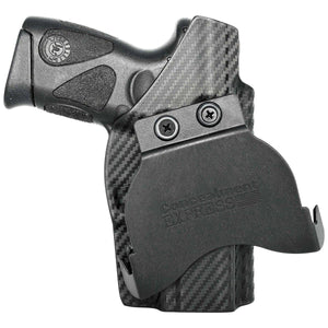 Taurus PT111/PT140 Millennium G2 / G2C OWB KYDEX Paddle Holster - Rounded by Concealment Express